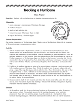 Tracking a Hurricane