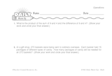 Math Warm-Up 97 for Gr. 5 & 6: Operations
