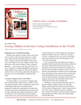 Children from Australia to Zimbabwe Excerpt