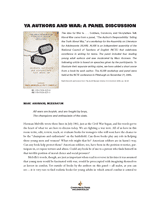 War Is... Author Notes